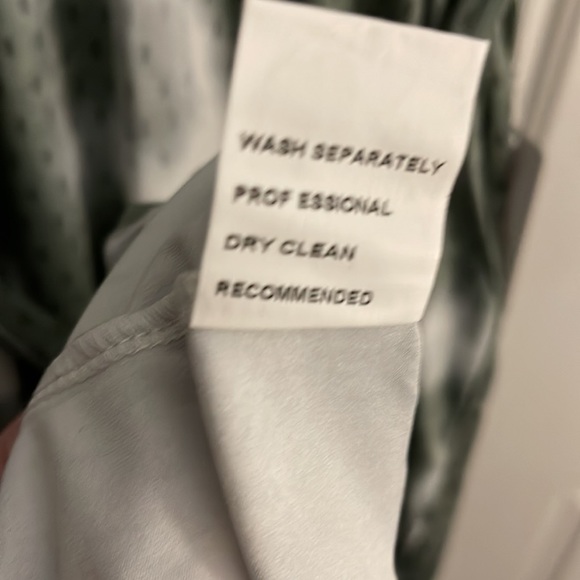 Cocoimo Tie Dye Maxi Dress fixed shoulder straps and tie belt at waist Green - Picture 15 of 16